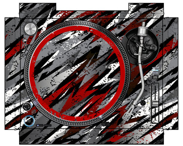 Pioneer DJ PLX 1000 Skin Sparkasm Red